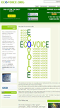 Mobile Screenshot of eco-voice.org